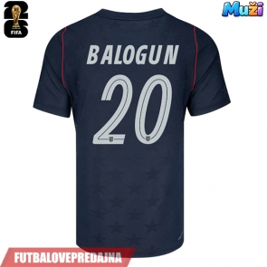 Lacne Muži Futbalové dres Spojené štáty Folarin Balogun #20 MS 2026 Krátky Rukáv - Preč